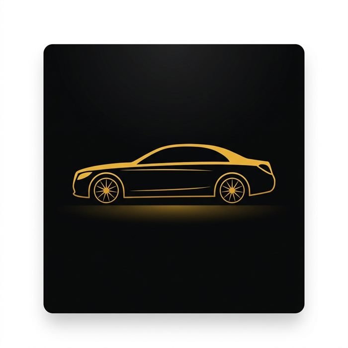 Sedan hizmet aracı ikonu